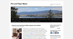 Desktop Screenshot of penandpapermama.com